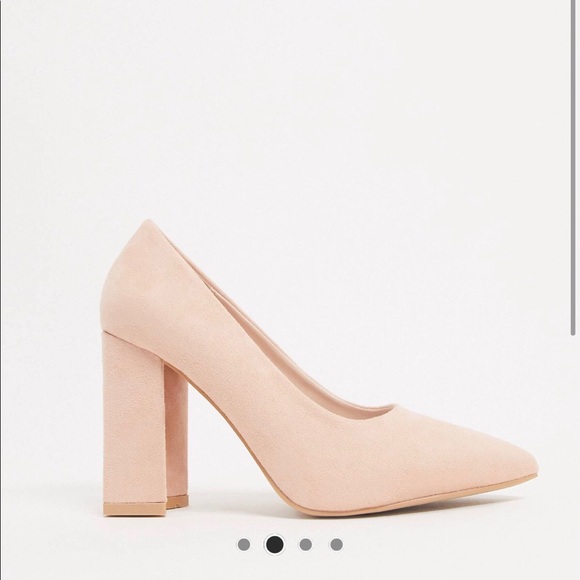 ASOS Shoes - Asos WIDE FIT Blush Block Heels